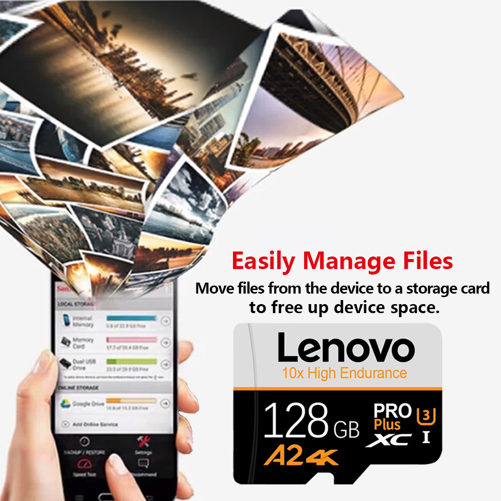 Lenovo High Speed Micro TF SD  - đánh giá và giá Microsd Card Tablet