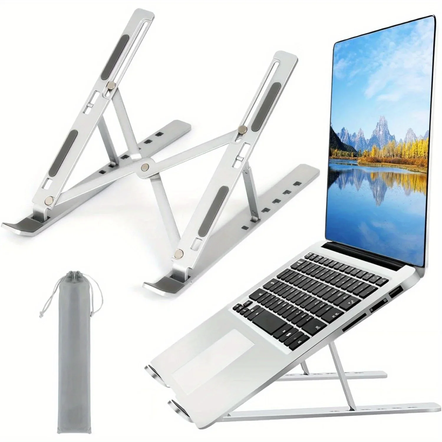 Foldable Aluminum Laptop Riser - đánh giá và giá Cooling Stand Tablet