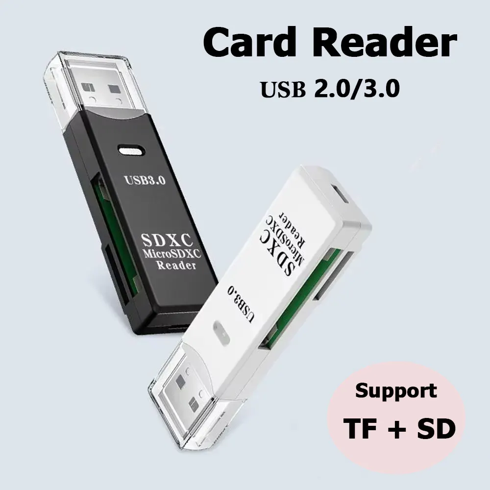2-in-1 Card Reader USB 3.0/2.0 - đánh giá và giá Tablet Reading Accessories