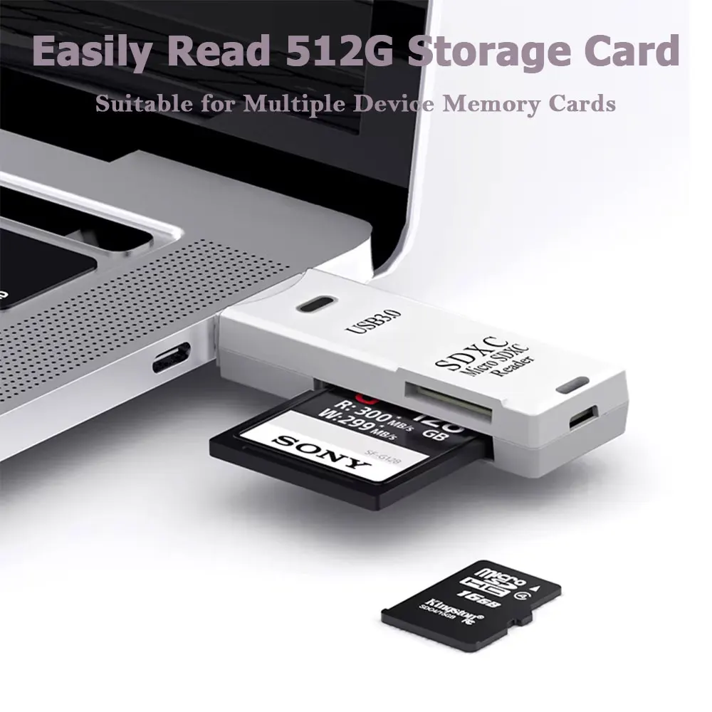 2-in-1 Card Reader USB 3.0/2.0 - đánh giá và giá Tablet Reading Accessories
