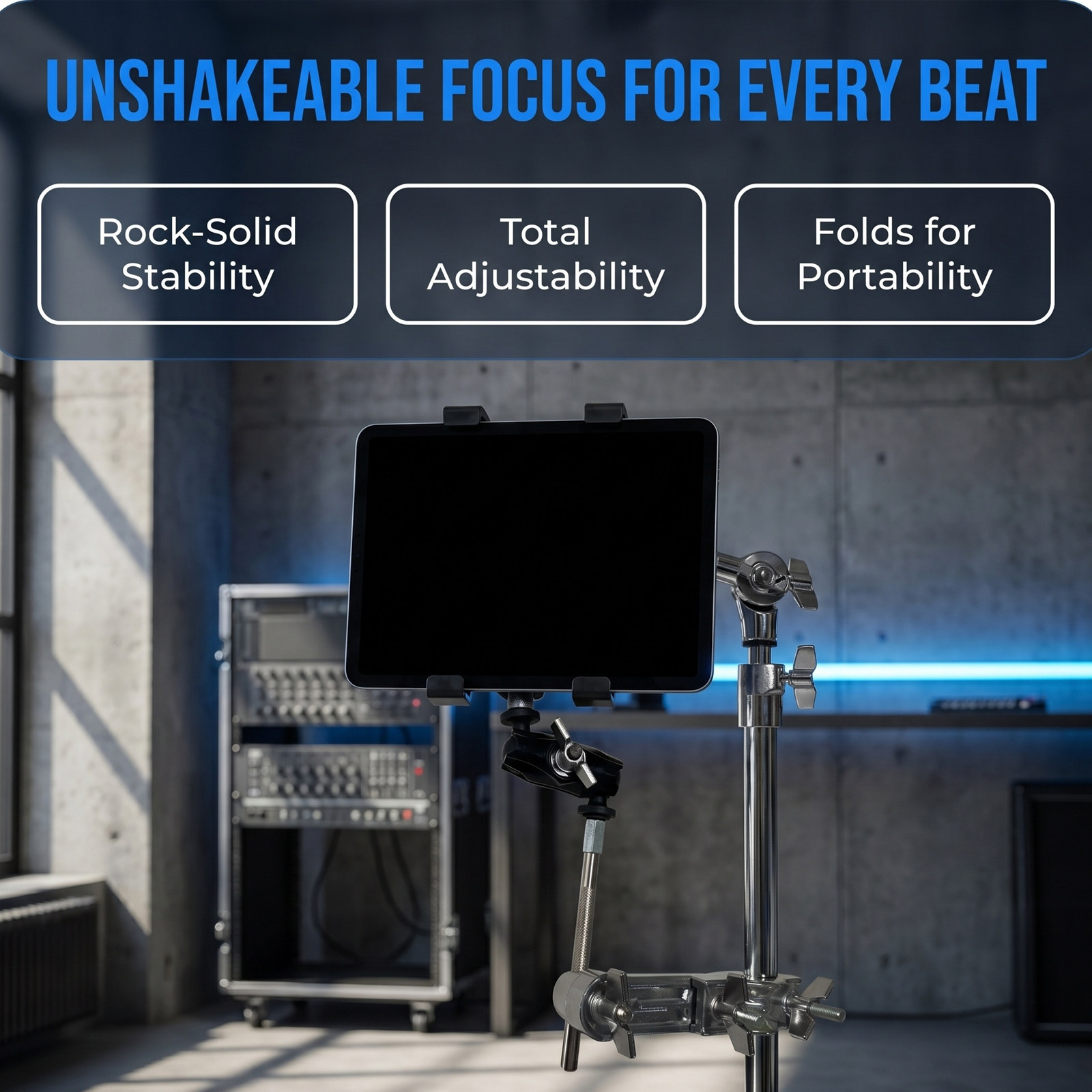 Drum Set Phone Holder Adjustab - đánh giá và giá Tablet Accessories Set